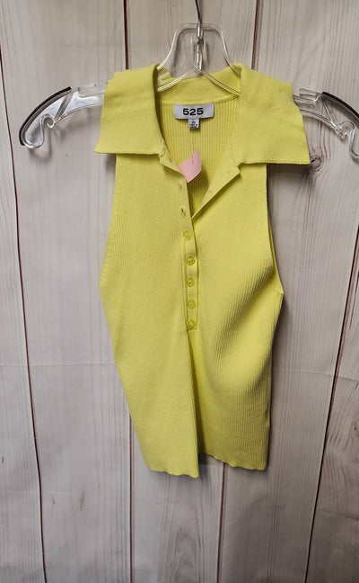525 Women's Size XS Yellow Sleeveless Top