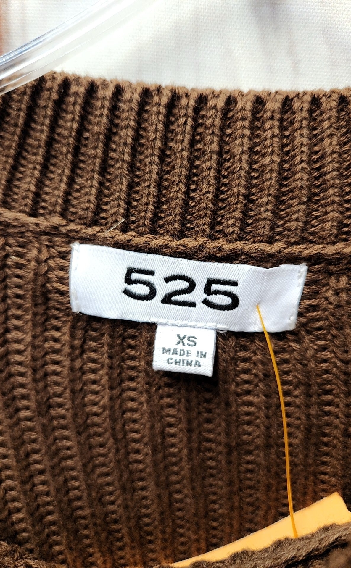 525 Women's Size XS Brown Sweater