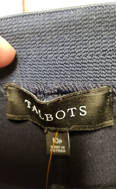 Talbots Women's Size 10 Petite Navy Pants