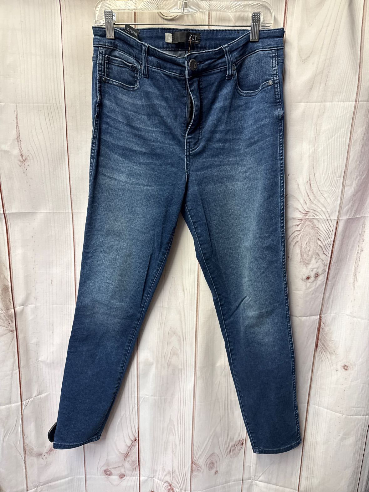 Kut from the Kloth Women's Size 10 Blue Connie Fab AB Ankle Skinny Jeans