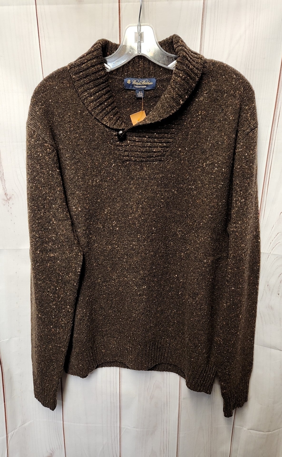 Brooks Brothers Men's Size L Brown Sweater