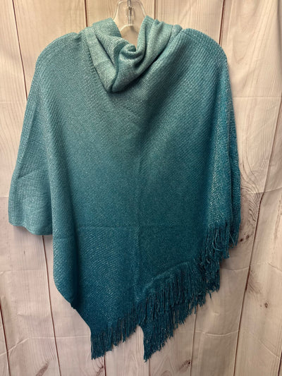 Chico's Women's Size L/XL Blue Poncho