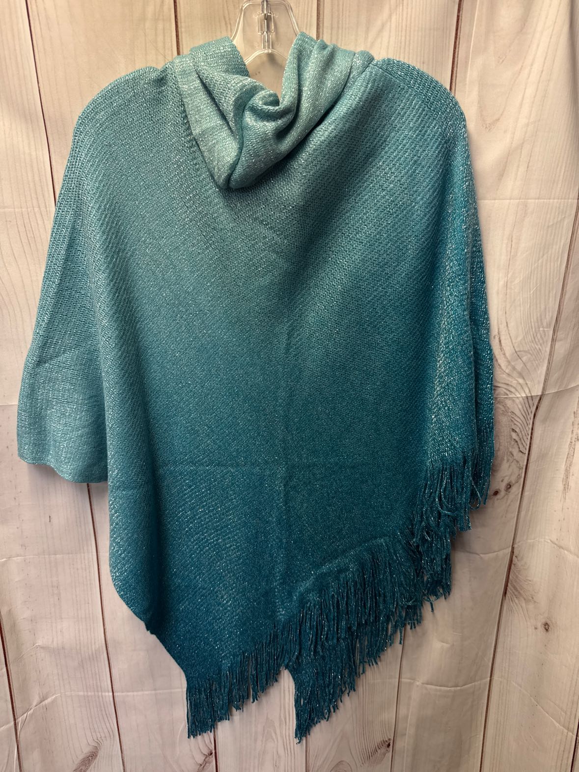 Chico's Women's Size L/XL Blue Poncho