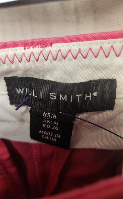 Willi Smith Women's Size 8 Pink Capris