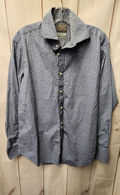 Thomas Dean Men's Size M Blue Shirt