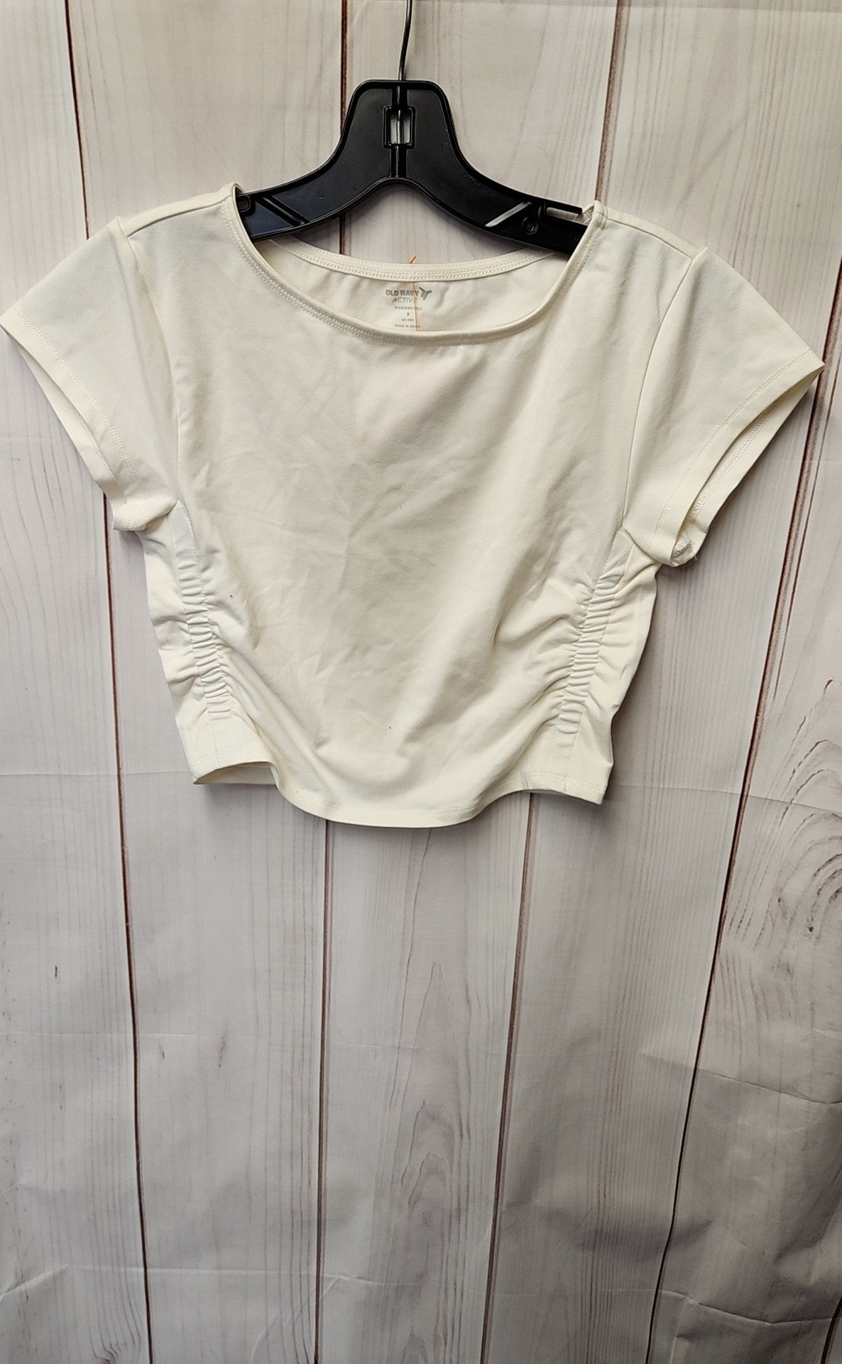 Old Navy Women's Size S White Short Sleeve Top