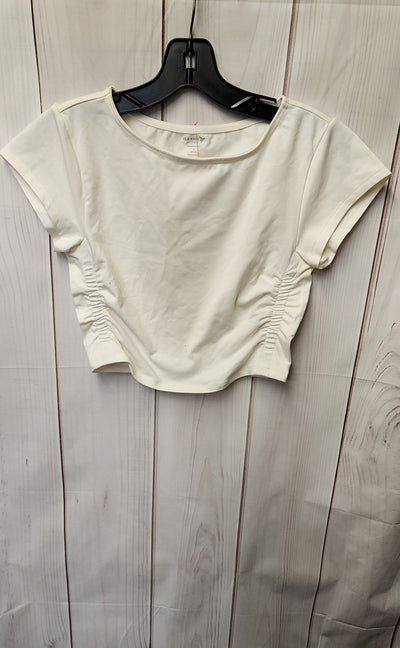 Old Navy Women's Size S White Short Sleeve Top