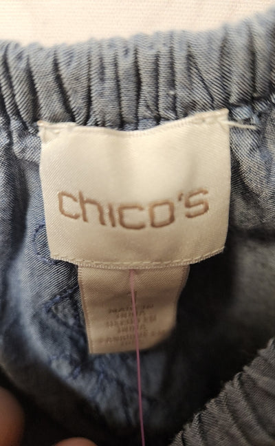 Chico's Women's Size 1 = US M Blue Long Sleeve Top