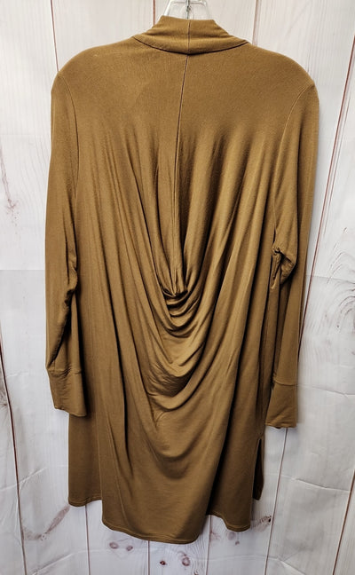 Susan Graver Women's Size L Brown Cardigan
