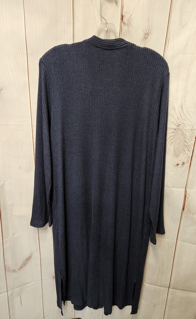 Carole Hochman Women's Size L Navy Cardigan