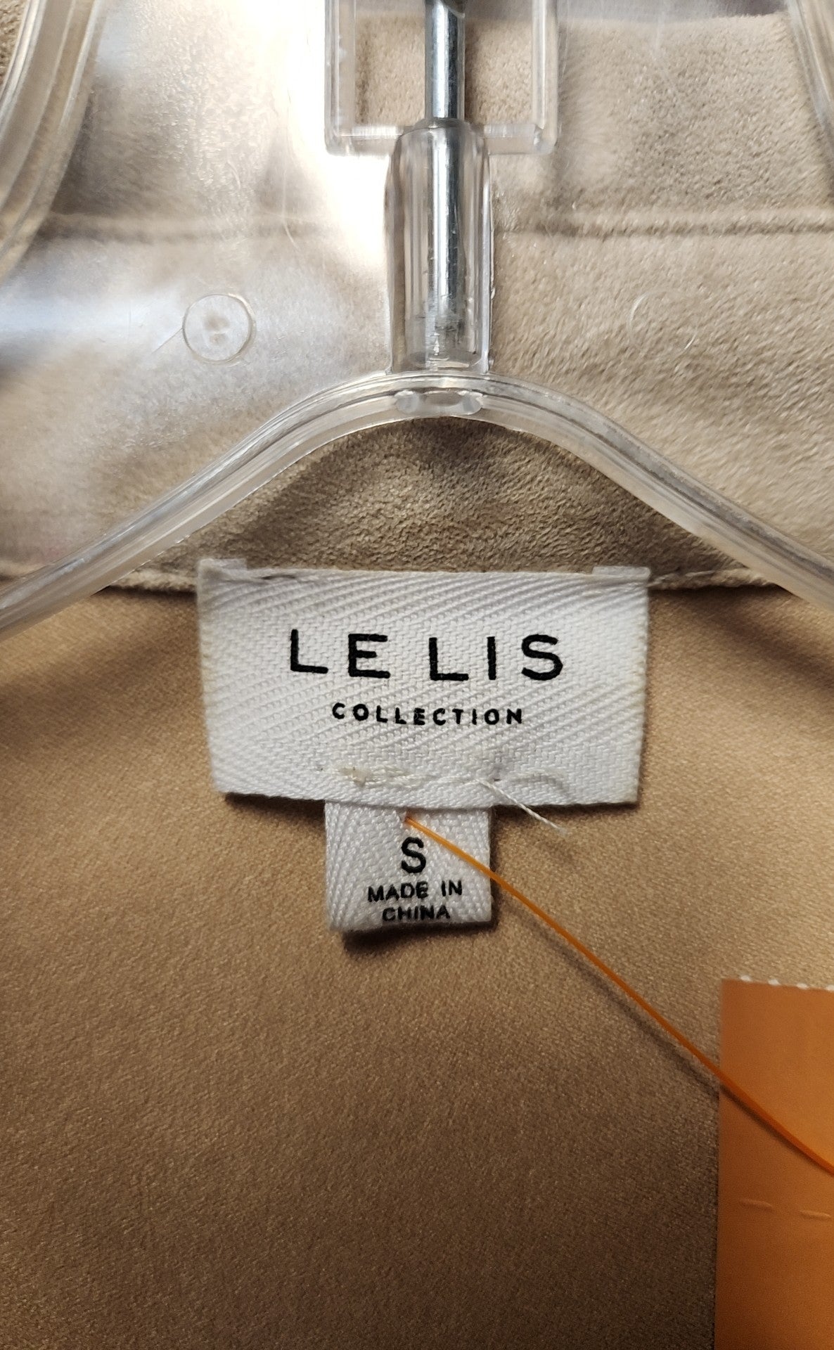 Le Lis Women's Size S Tan Coat