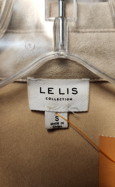Le Lis Women's Size S Tan Coat