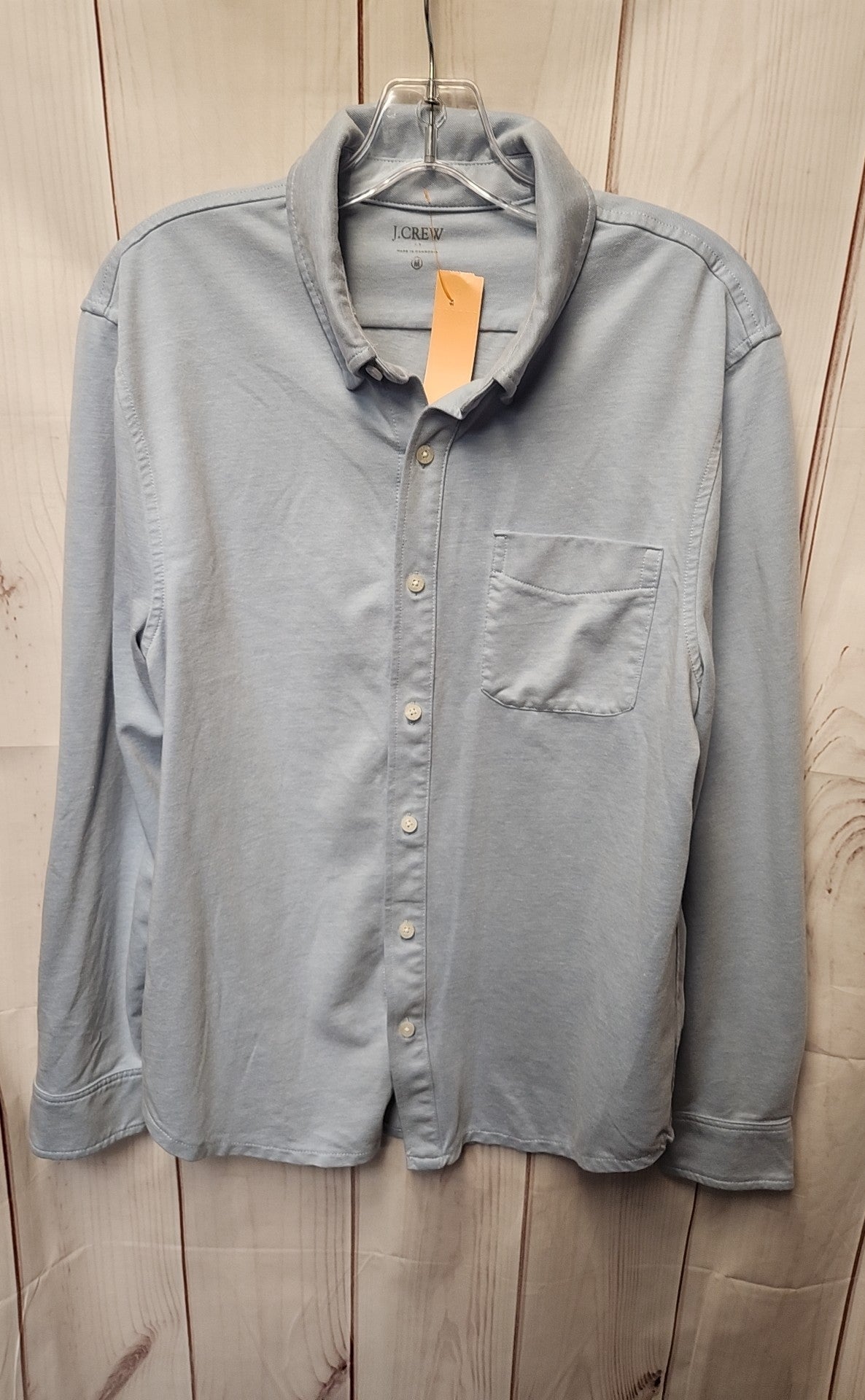 J Crew Men's Size M Light Blue Shirt