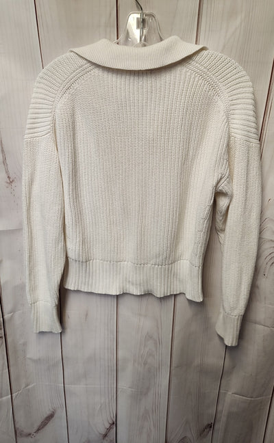 J Crew Women's Size S White Sweater