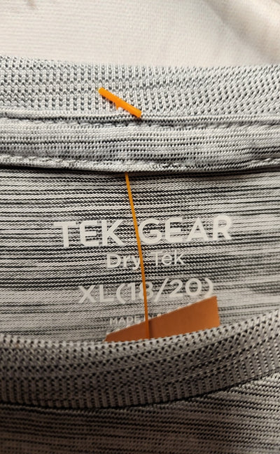 Tek Gear Boy's Size 18/20 Gray Shirt