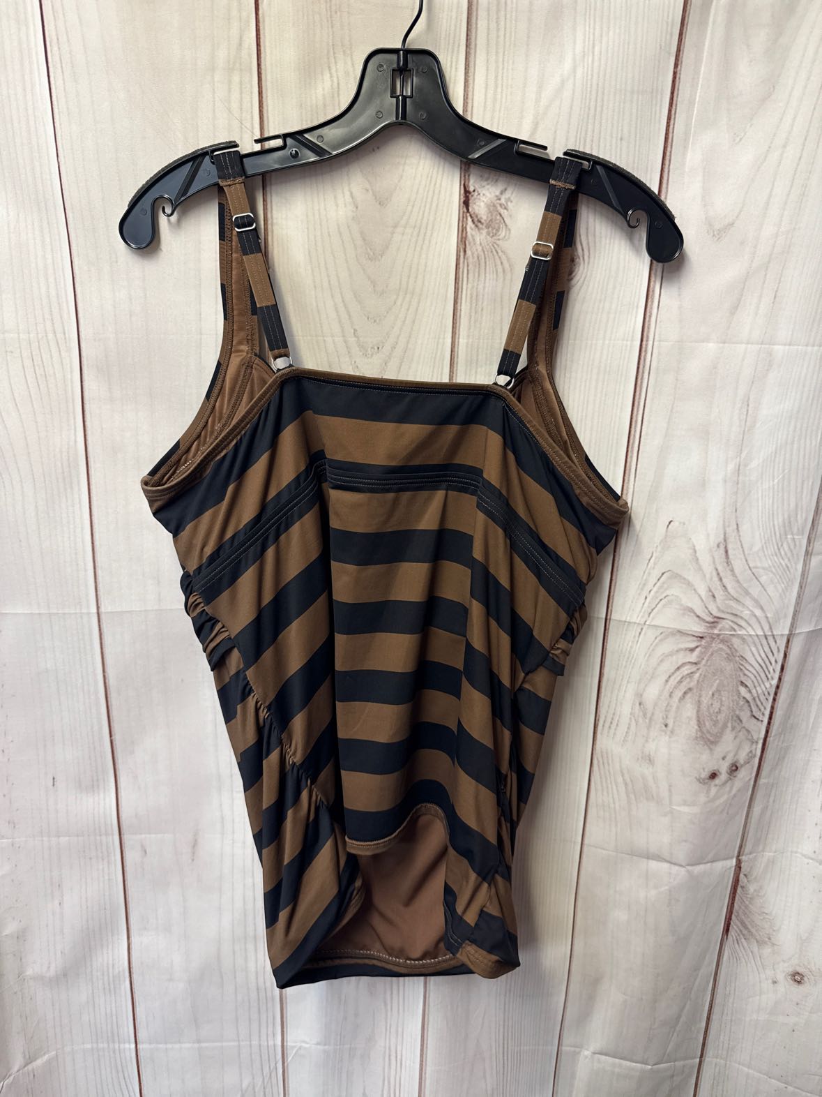 Lands End Women's Size 18 Brown Swim Top