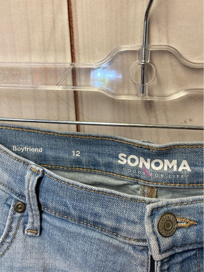 Sonoma Women's Size 31 (11-12) Blue Jeans Boyfriend