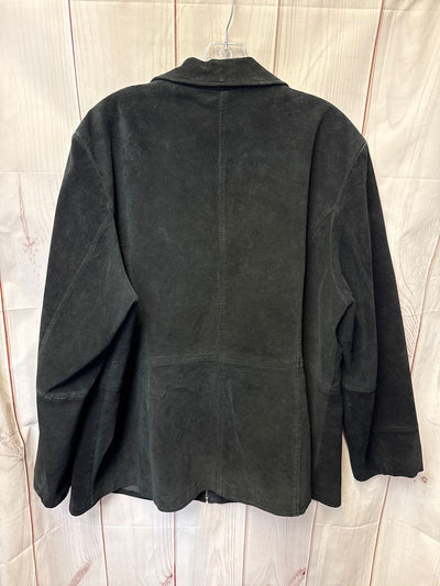 Bernardo Women's Size 2X Black Leather Jacket