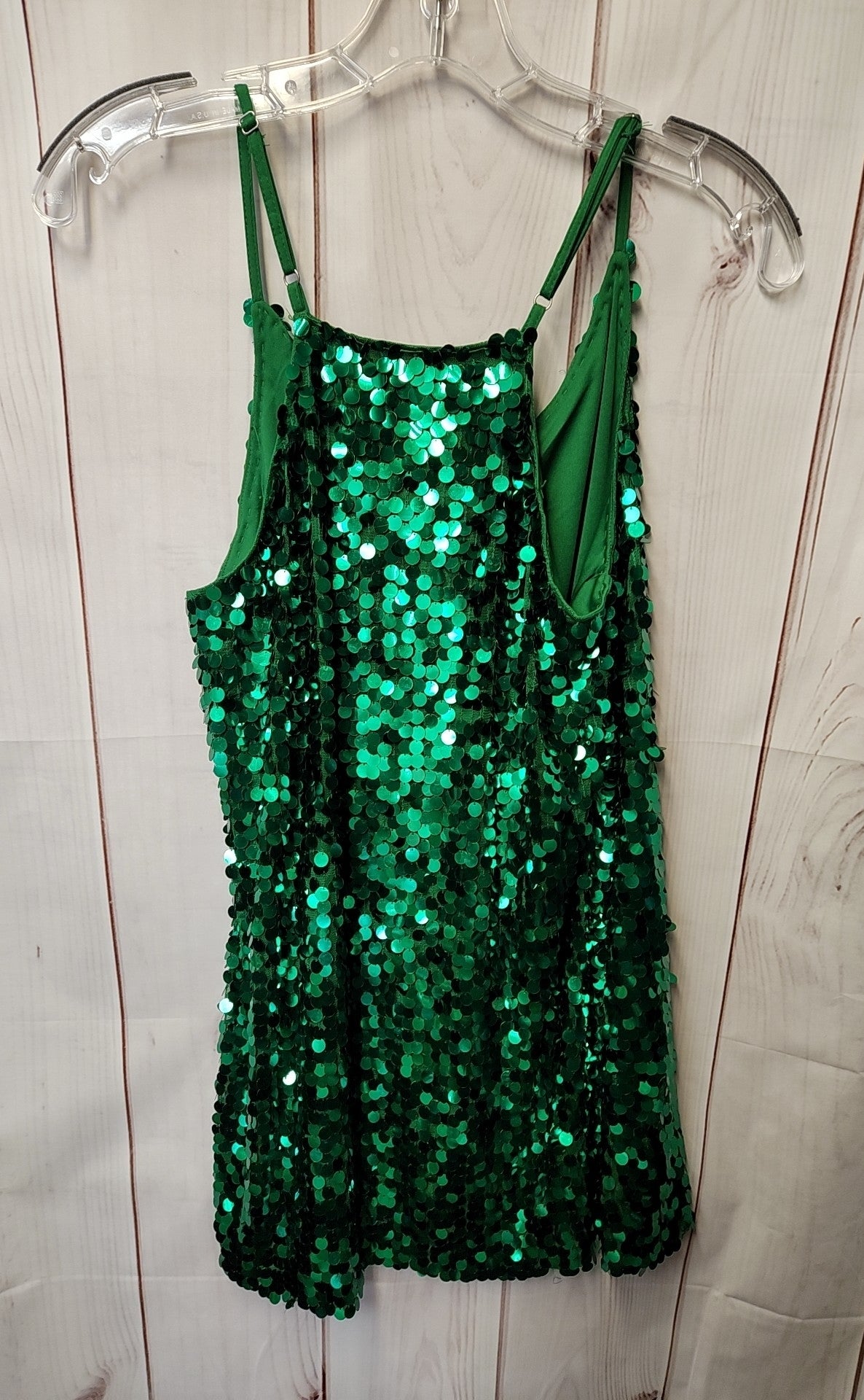 NWT Walter Baker Women's Size S Green Sequined Dress