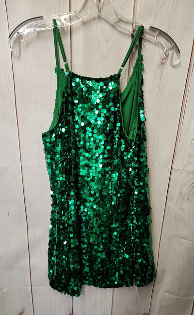 NWT Walter Baker Women's Size S Green Sequined Dress