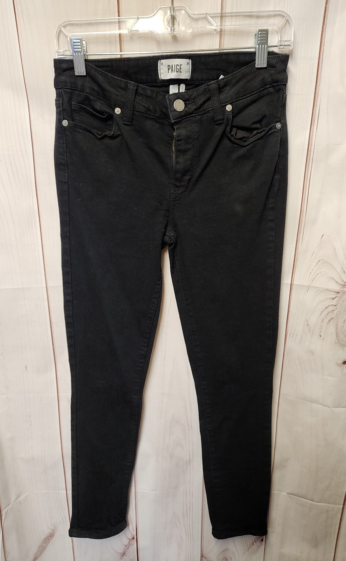 Paige Women's Size 28 (5-6) Black Pants Verdugo Ankle