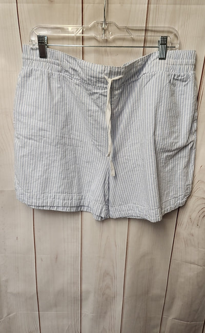 Feeling Festive Women's Size XXL Blue Shorts