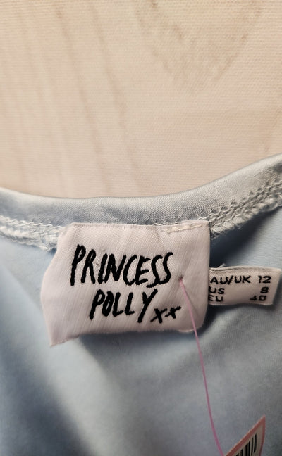 Princess Polly Women's Size 8 Light Blue Dress