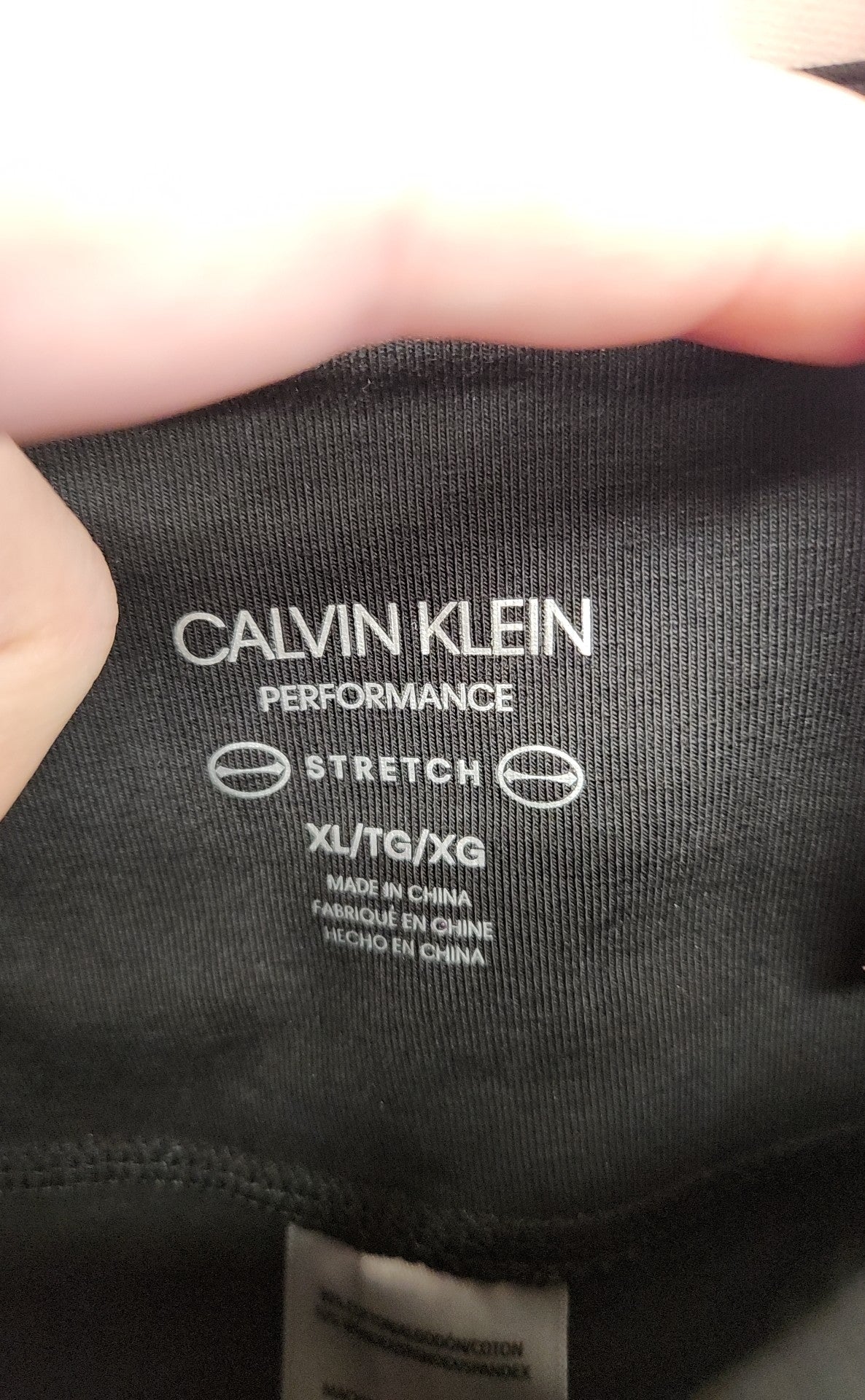 Calvin Klein Women's Size XL Black Beaded Leggings