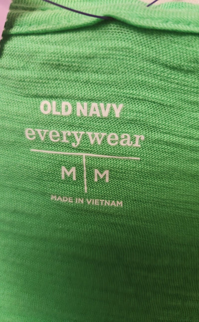 Old Navy Women's Size M Green Short Sleeve Top
