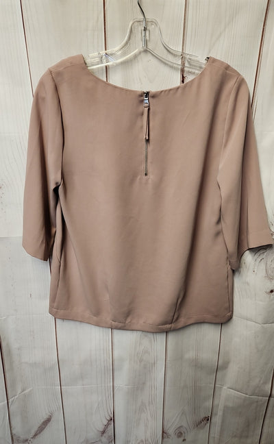 Rachel Roy Women's Size S Beige 3/4 Sleeve Top