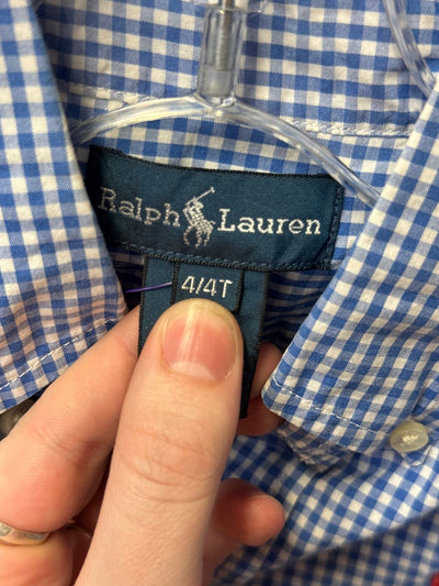 Ralph Lauren Boy's Size 4 Blue Shirt
