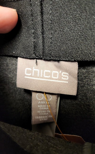 Chico's Women's Size 00 = US 2 Gray Pants Ankle
