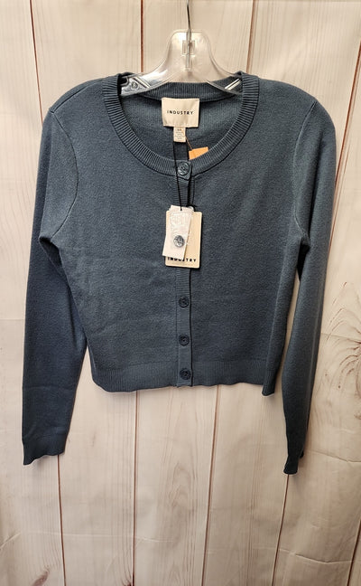 NWT Industry Women's Size S Blue Cardigan