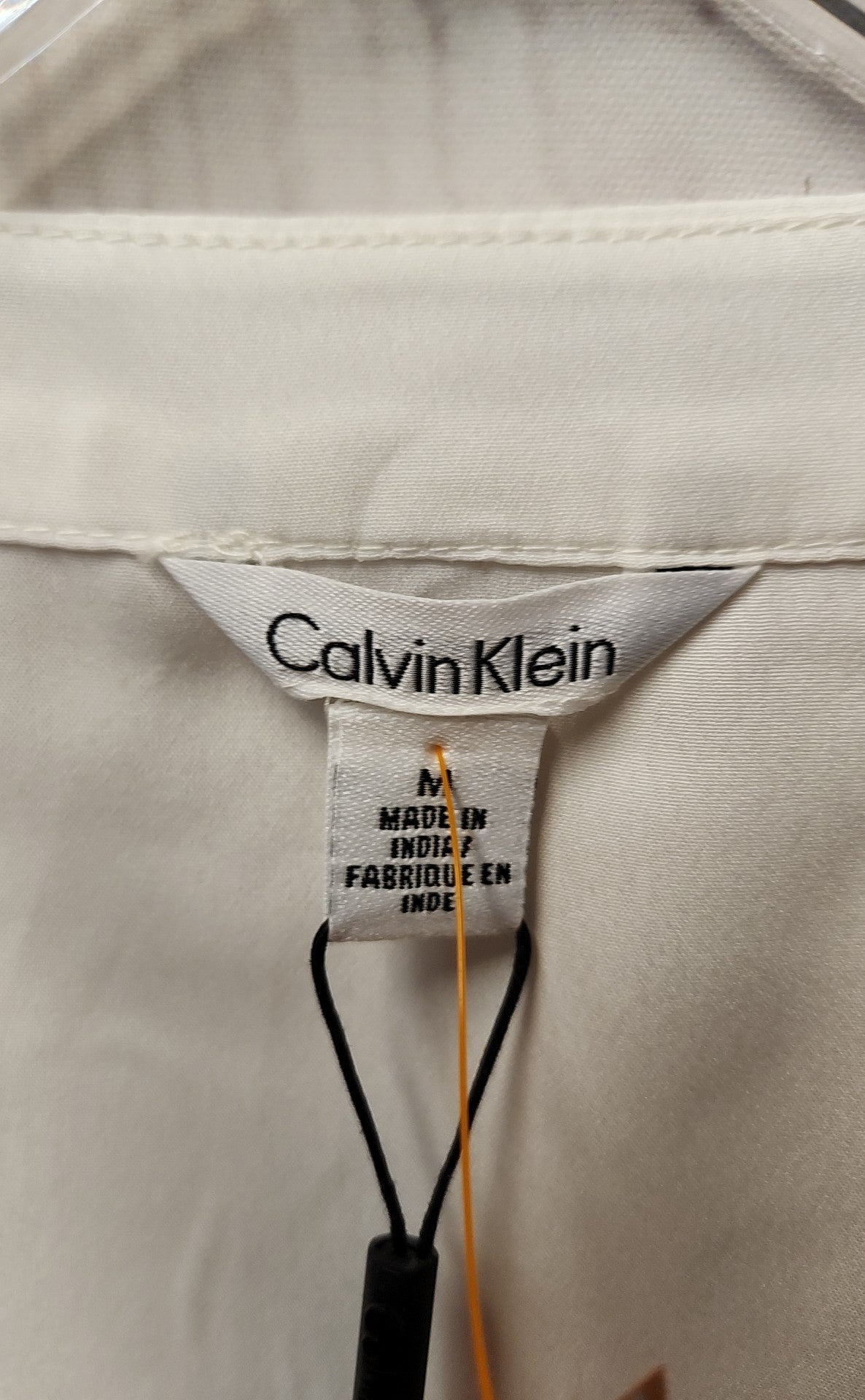 NWT Calvin Klein Women's Size M White Sleeveless Top