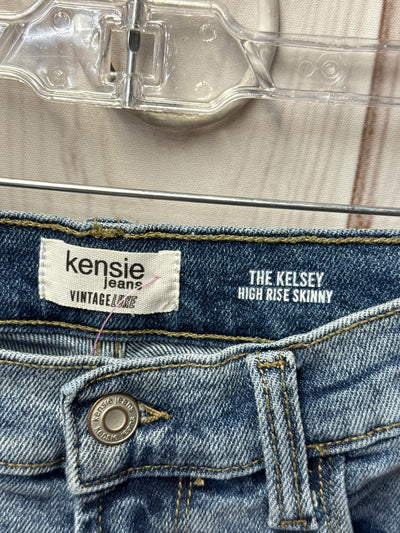 Kensie Women's Size 27 (3-4) Blue Jeans The Kelsey High Rise Skinny