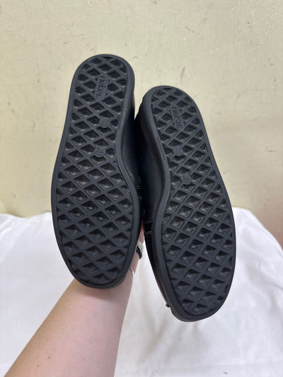 Rieker Women's Size 37 = 6-1/2 Black Boots Shoes