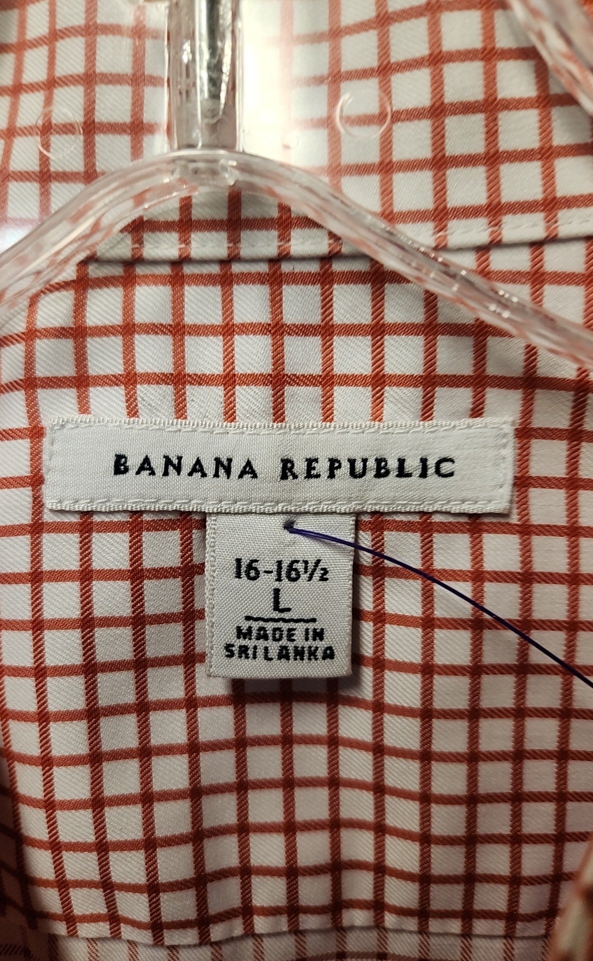 Banana Republic Men's Size L Red Shirt