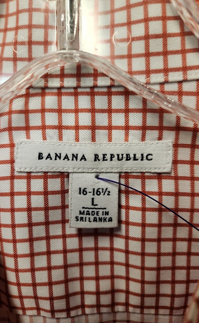 Banana Republic Men's Size L Red Shirt
