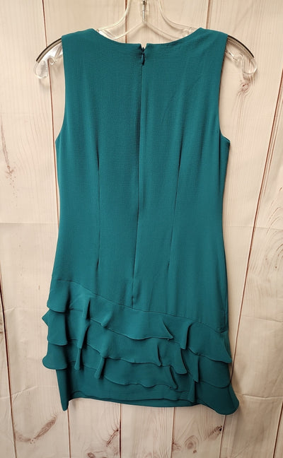 NWT White House Black Market Women's Size 0 Teal Dress