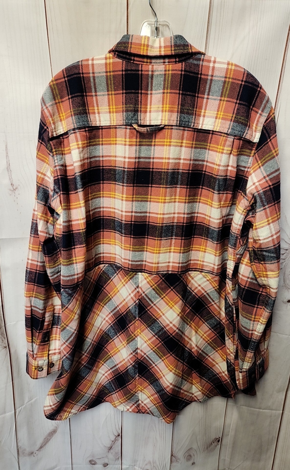 Duluth Men's Size XXL Pink & Navy Shirt