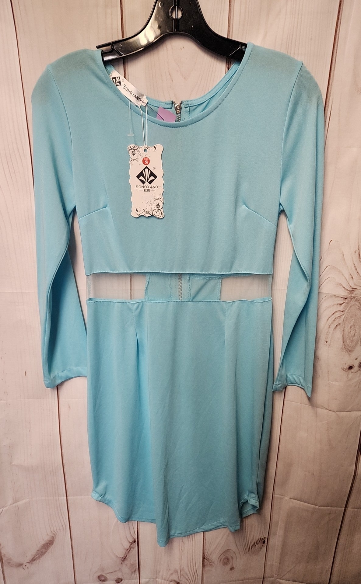 NWT Songyang Women's Size S Light Blue Dress