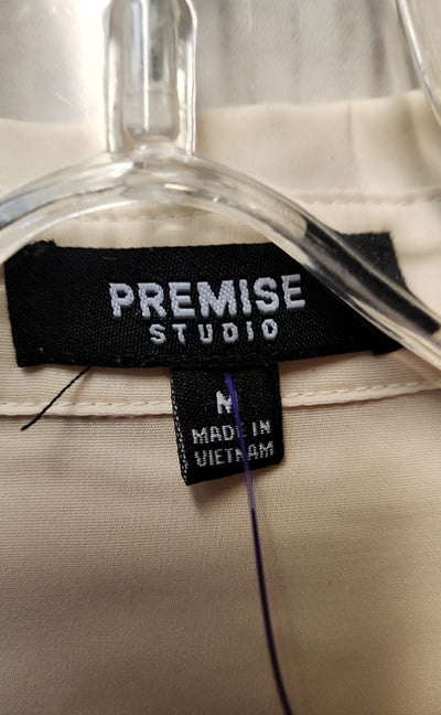 Premise Women's Size M Cream Long Sleeve Top