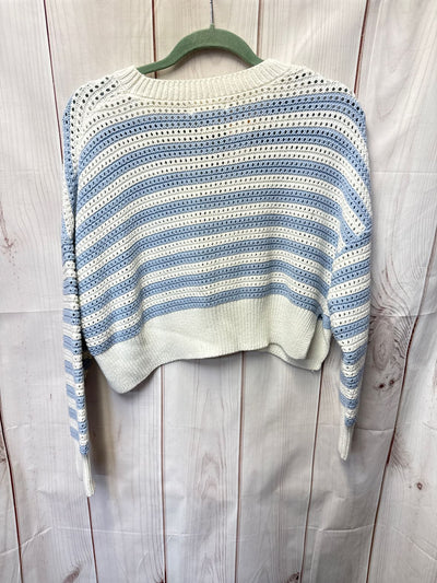 Jessica Simpson Women's Size L White & Blue Sweater