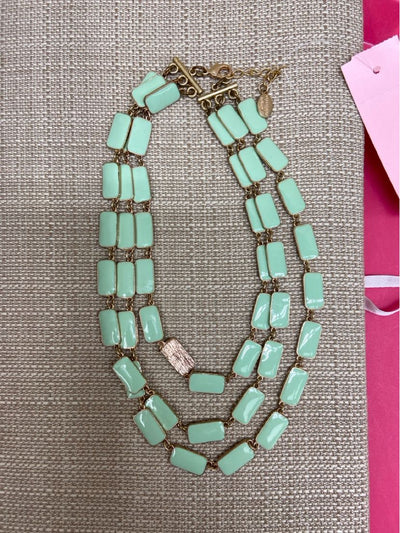 Simple Addiction Gold & Green Stone Necklace