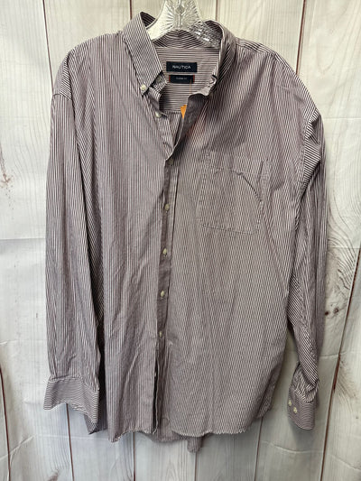 Nautica Men's Size XL Purple Shirt