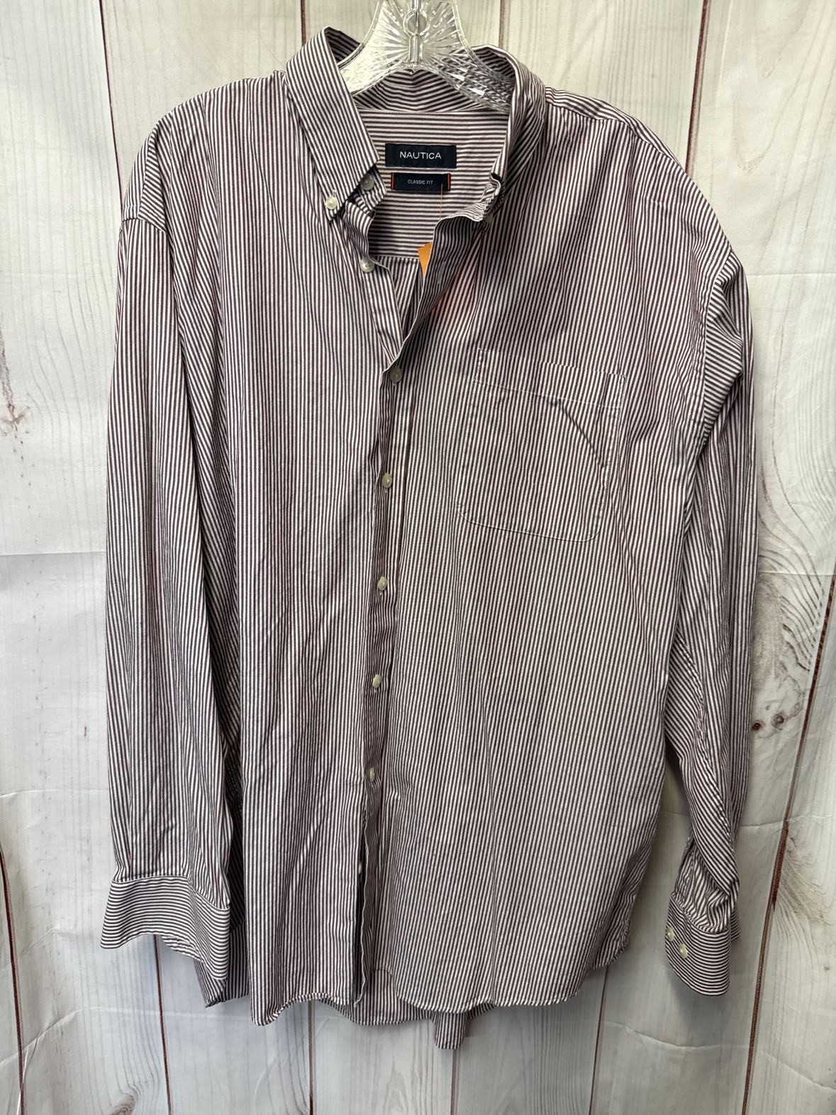 Nautica Men's Size XL Purple Shirt