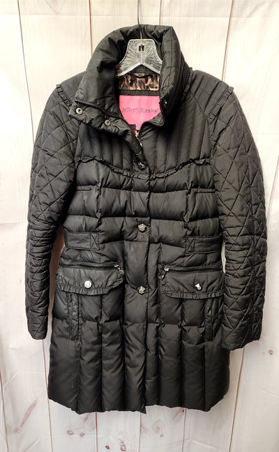 Betsey Johnson Women's Size S Black Coat