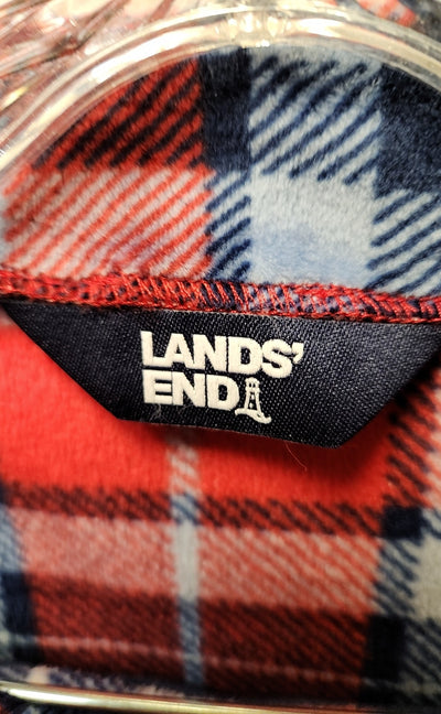 Lands End Women's Size M Red & Blue Pajamas