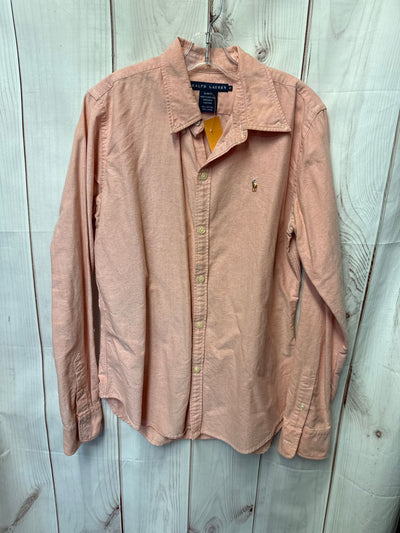Ralph Lauren Boy's Size 10 Pink Shirt