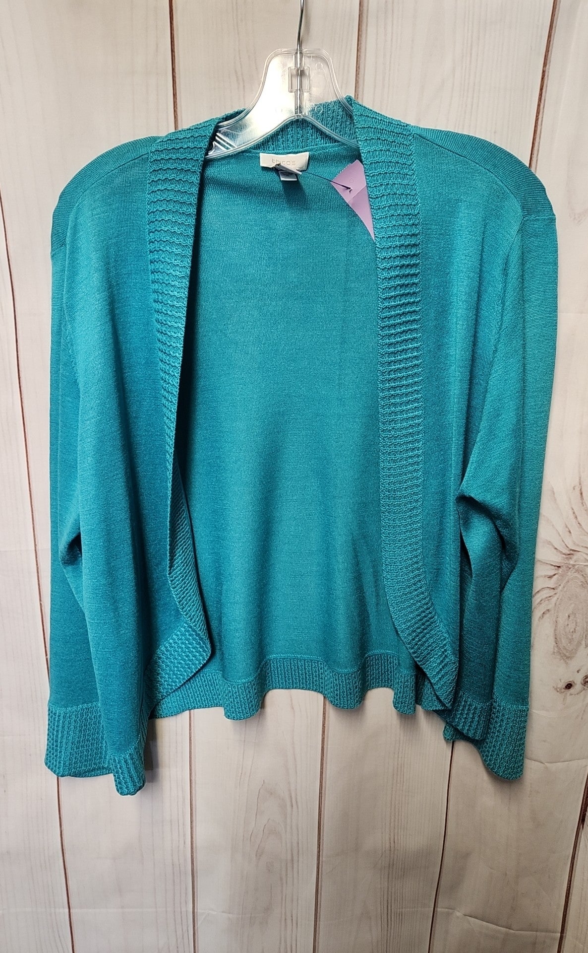 Chico's Women's Size 3 = US XL Blue Cardigan